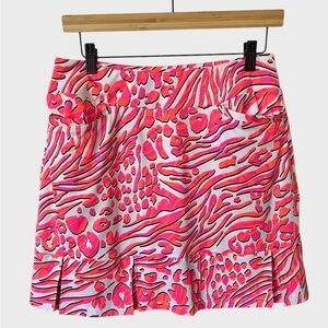 Tail Hot Pink Animal-Print skort.